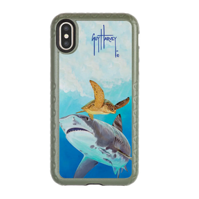 Guy Harvey Fortitude Series for Apple iPhone XS Max - Eye of the Tiger - Custom Case - OliveDrabGreen - cellhelmet
