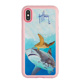 Guy Harvey Fortitude Series for Apple iPhone XS Max - Eye of the Tiger - Custom Case - PinkMagnolia - cellhelmet