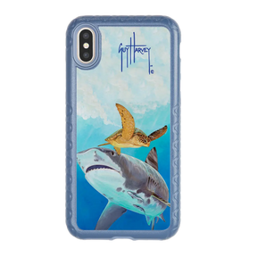 Guy Harvey Fortitude Series for Apple iPhone XS Max - Eye of the Tiger - Custom Case - SlateBlue - cellhelmet