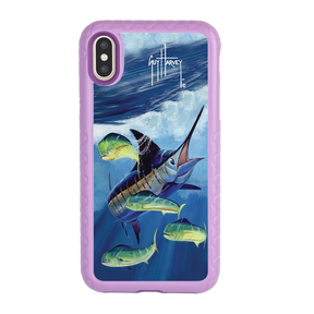 Guy Harvey Fortitude Series for Apple iPhone XS Max - Four Play - Custom Case - LilacBlossom - cellhelmet