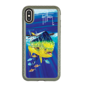 Guy Harvey Fortitude Series for Apple iPhone XS Max - Golden Prize - Custom Case - OliveDrabGreen - cellhelmet
