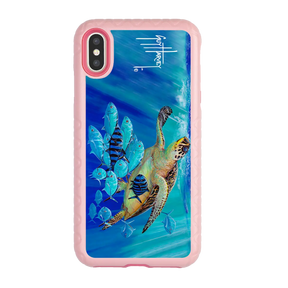 Guy Harvey Fortitude Series for Apple iPhone XS Max - Hawksbill Caravan - Custom Case - PinkMagnolia - cellhelmet