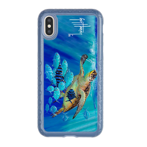 Guy Harvey Fortitude Series for Apple iPhone XS Max - Hawksbill Caravan - Custom Case - SlateBlue - cellhelmet