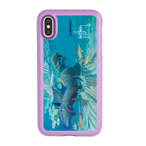Guy Harvey Fortitude Series for Apple iPhone XS Max - Manatee Pass - Custom Case - LilacBlossom - cellhelmet