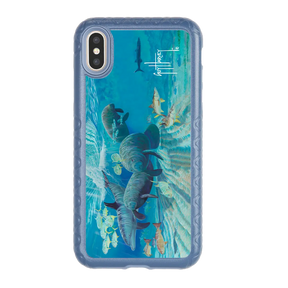 Guy Harvey Fortitude Series for Apple iPhone XS Max - Manatee Pass - Custom Case - SlateBlue - cellhelmet