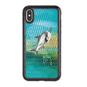 Guy Harvey Fortitude Series for Apple iPhone XS Max - Tarpon Skin - Custom Case - OnyxBlack - cellhelmet