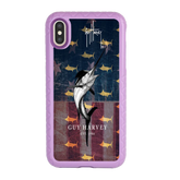 Guy Harvey Fortitude Series for Apple iPhone XS/X - American Marlin - Custom Case - LilacBlossom - cellhelmet