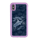 Guy Harvey Fortitude Series for Apple iPhone XS/X - Blue Camo - Custom Case - LilacBlossom - cellhelmet
