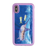 Guy Harvey Fortitude Series for Apple iPhone XS/X - Bullseye Sword - Custom Case - LilacBlossom - cellhelmet