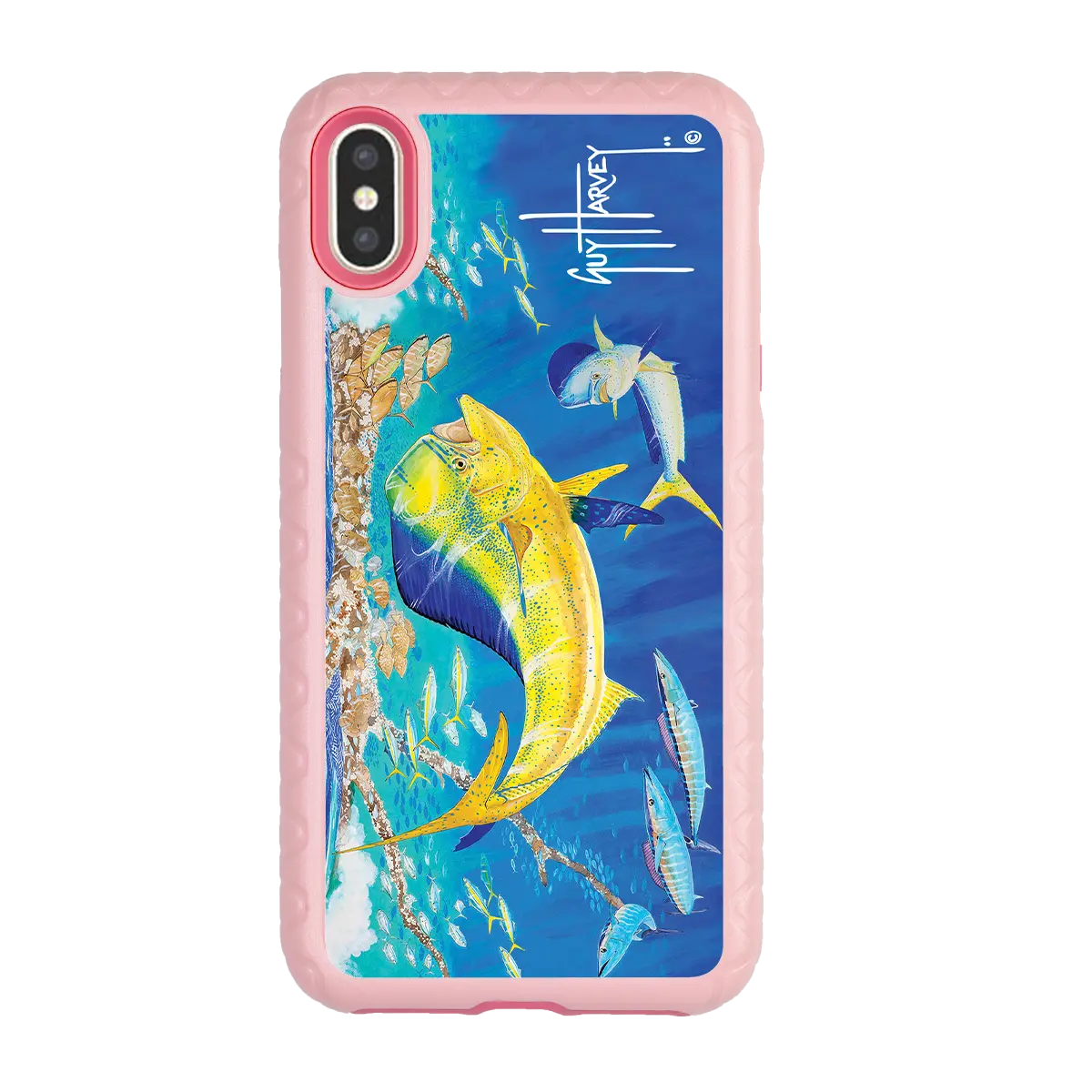 Guy Harvey Fortitude Series for Apple iPhone XS/X - Dolphin Oasis - Custom Case -  - cellhelmet