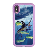 Guy Harvey Fortitude Series for Apple iPhone XS/X - Four Play - Custom Case - LilacBlossom - cellhelmet