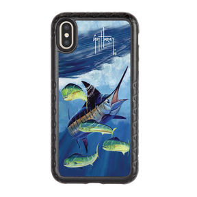 Guy Harvey Fortitude Series for Apple iPhone XS/X - Four Play - Custom Case - OnyxBlack - cellhelmet