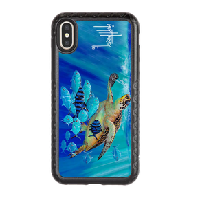 Guy Harvey Fortitude Series for Apple iPhone XS/X - Hawksbill Caravan - Custom Case - OnyxBlack - cellhelmet