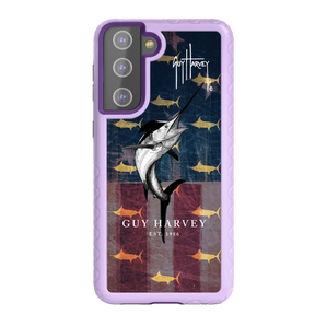 Guy Harvey Fortitude Series for Samsung Galaxy S21 - American Marlin - Custom Case - LilacBlossom - cellhelmet