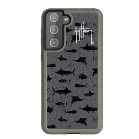 Guy Harvey Fortitude Series for Samsung Galaxy S21 - Black Scribbler - Custom Case - OliveDrabGreen - cellhelmet