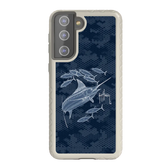 Guy Harvey Fortitude Series for Samsung Galaxy S21 - Blue Camo - Custom Case - Gray - cellhelmet