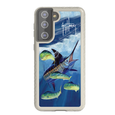 Guy Harvey Fortitude Series for Samsung Galaxy S21 - Four Play - Custom Case - Gray - cellhelmet