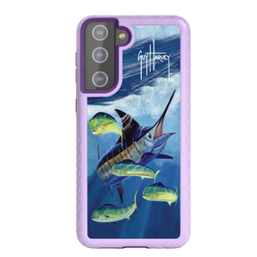 Guy Harvey Fortitude Series for Samsung Galaxy S21 - Four Play - Custom Case - LilacBlossom - cellhelmet