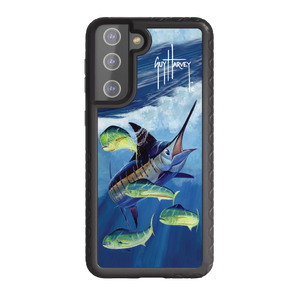 Guy Harvey Fortitude Series for Samsung Galaxy S21 - Four Play - Custom Case - OnyxBlack - cellhelmet
