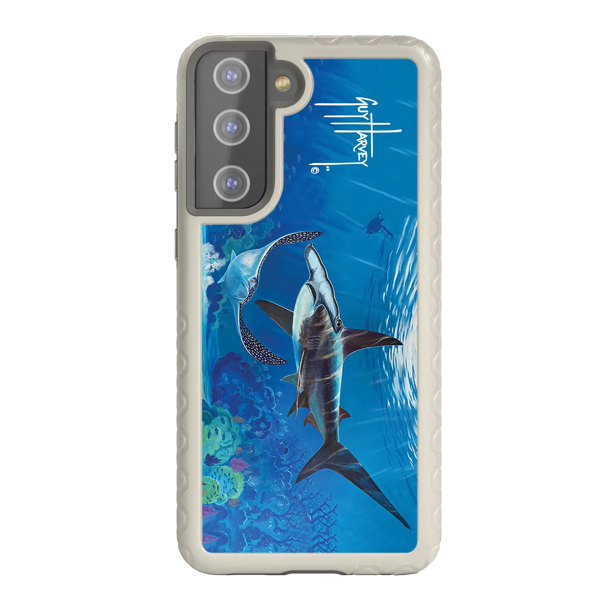 Guy Harvey Fortitude Series for Samsung Galaxy S21 - Hammer Down - Custom Case - Gray - cellhelmet