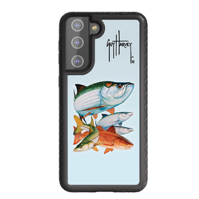Guy Harvey Fortitude Series for Samsung Galaxy S21 - Inshore Collage - Custom Case - OnyxBlack - cellhelmet