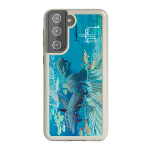 Guy Harvey Fortitude Series for Samsung Galaxy S21 - Manatee Pass - Custom Case - Gray - cellhelmet