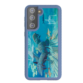 Guy Harvey Fortitude Series for Samsung Galaxy S21 - Manatee Pass - Custom Case - SlateBlue - cellhelmet