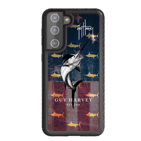 Guy Harvey Fortitude Series for Samsung Galaxy S21 Plus - American Marlin - Custom Case - OnyxBlack - cellhelmet