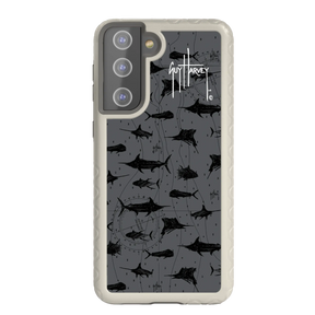 Guy Harvey Fortitude Series for Samsung Galaxy S21 Plus - Black Scribbler - Custom Case - Gray - cellhelmet