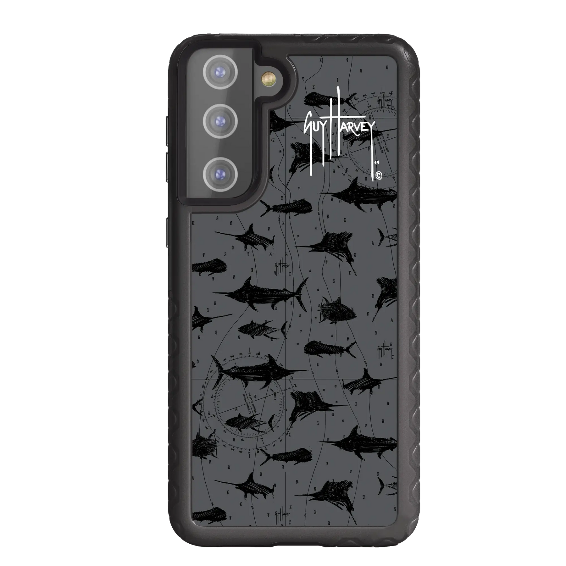 Guy Harvey Fortitude Series for Samsung Galaxy S21 Plus - Black Scribbler - Custom Case - OnyxBlack - cellhelmet