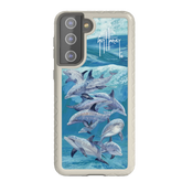 Guy Harvey Fortitude Series for Samsung Galaxy S21 Plus - Bottlenose Dolphins - Custom Case - Gray - cellhelmet