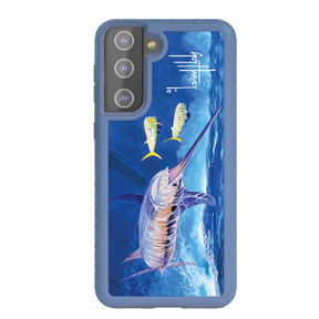 Guy Harvey Fortitude Series for Samsung Galaxy S21 Plus - Bullseye Sword - Custom Case - SlateBlue - cellhelmet