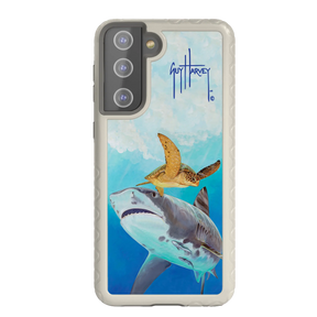 Guy Harvey Fortitude Series for Samsung Galaxy S21 Plus - Eye of the Tiger - Custom Case - Gray - cellhelmet