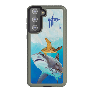 Guy Harvey Fortitude Series for Samsung Galaxy S21 Plus - Eye of the Tiger - Custom Case - OliveDrabGreen - cellhelmet