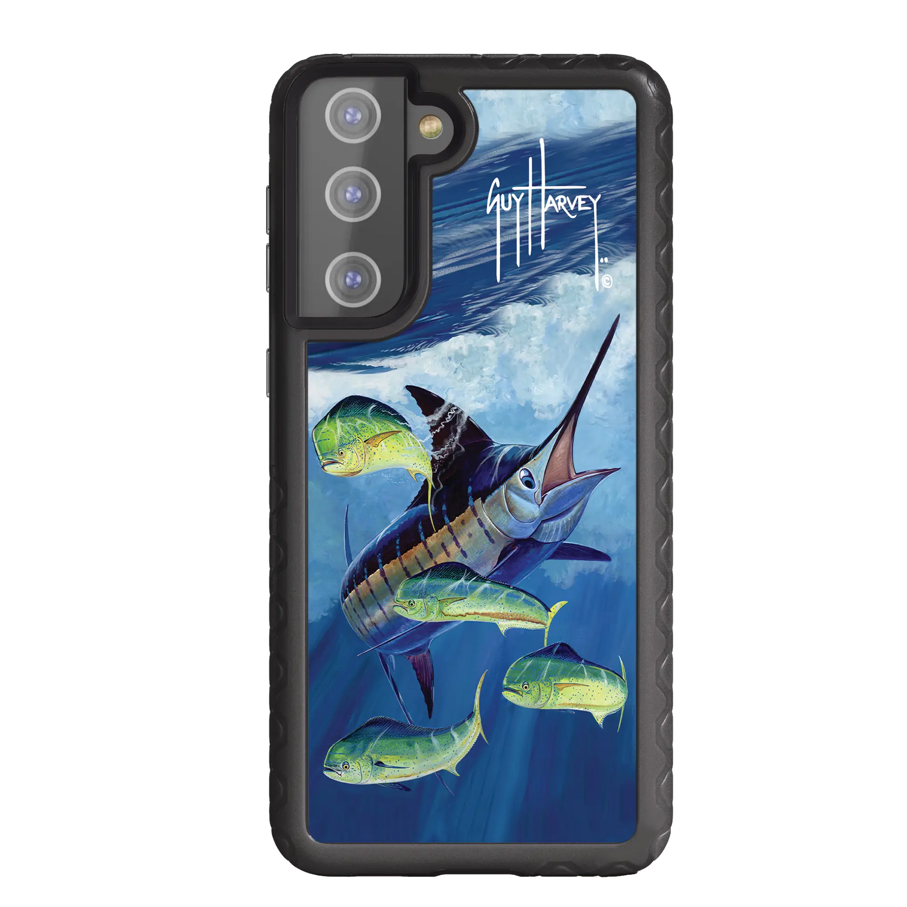 Guy Harvey Fortitude Series for Samsung Galaxy S21 Plus - Four Play - Custom Case - OnyxBlack - cellhelmet