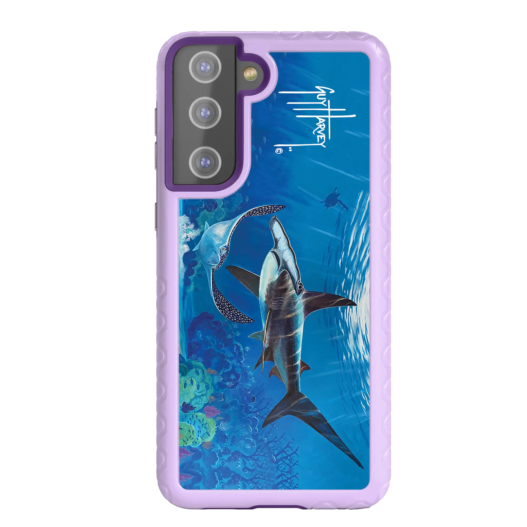 Guy Harvey Fortitude Series for Samsung Galaxy S21 Plus - Hammer Down - Custom Case - LilacBlossom - cellhelmet