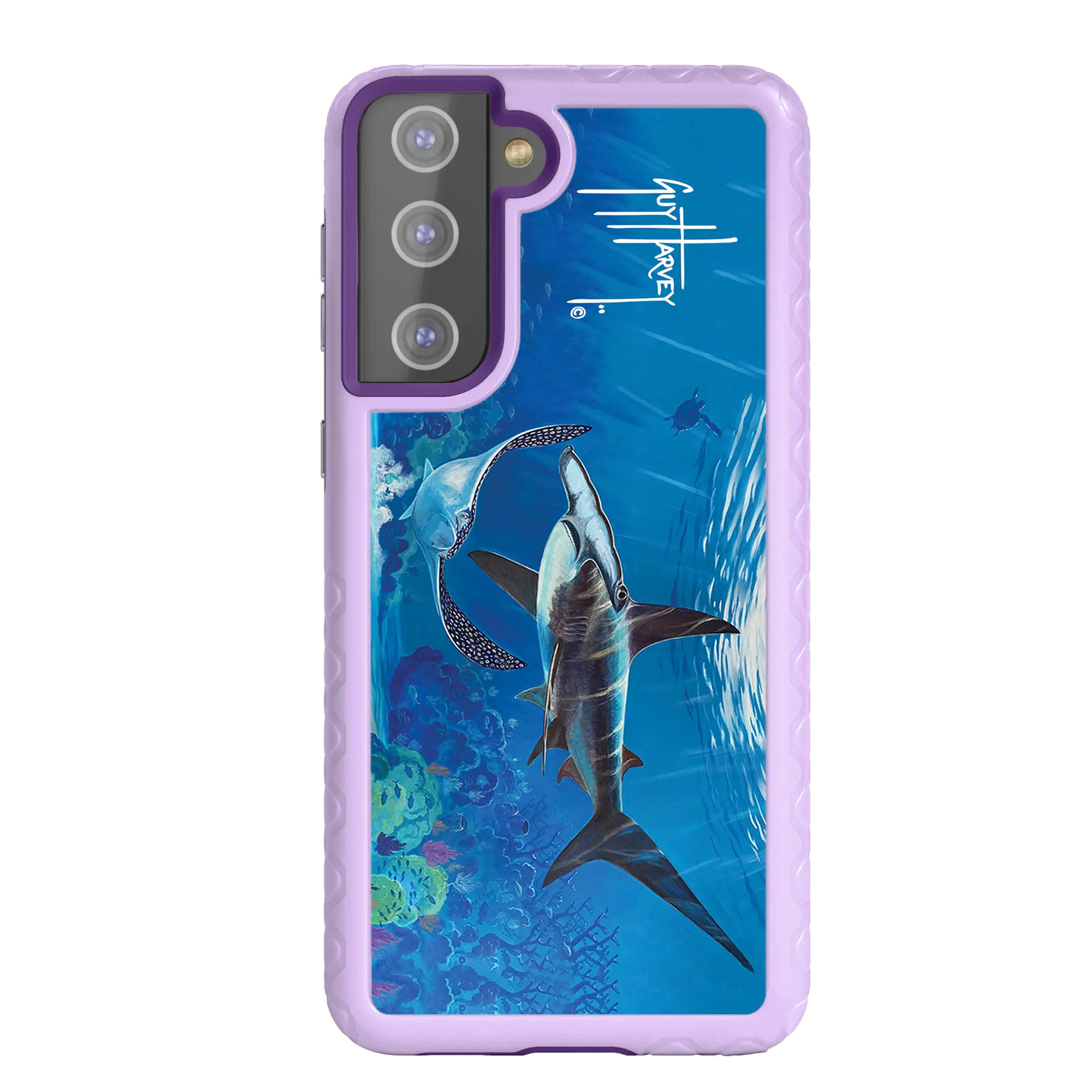 Guy Harvey Fortitude Series for Samsung Galaxy S21 Plus - Hammer Down - Custom Case - LilacBlossom - cellhelmet
