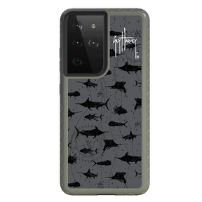 Guy Harvey Fortitude Series for Samsung Galaxy S21 Ultra - Black Scribbler - Custom Case - OliveDrabGreen - cellhelmet