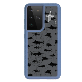 Guy Harvey Fortitude Series for Samsung Galaxy S21 Ultra - Black Scribbler - Custom Case - SlateBlue - cellhelmet