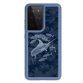 Guy Harvey Fortitude Series for Samsung Galaxy S21 Ultra - Blue Camo - Custom Case - SlateBlue - cellhelmet