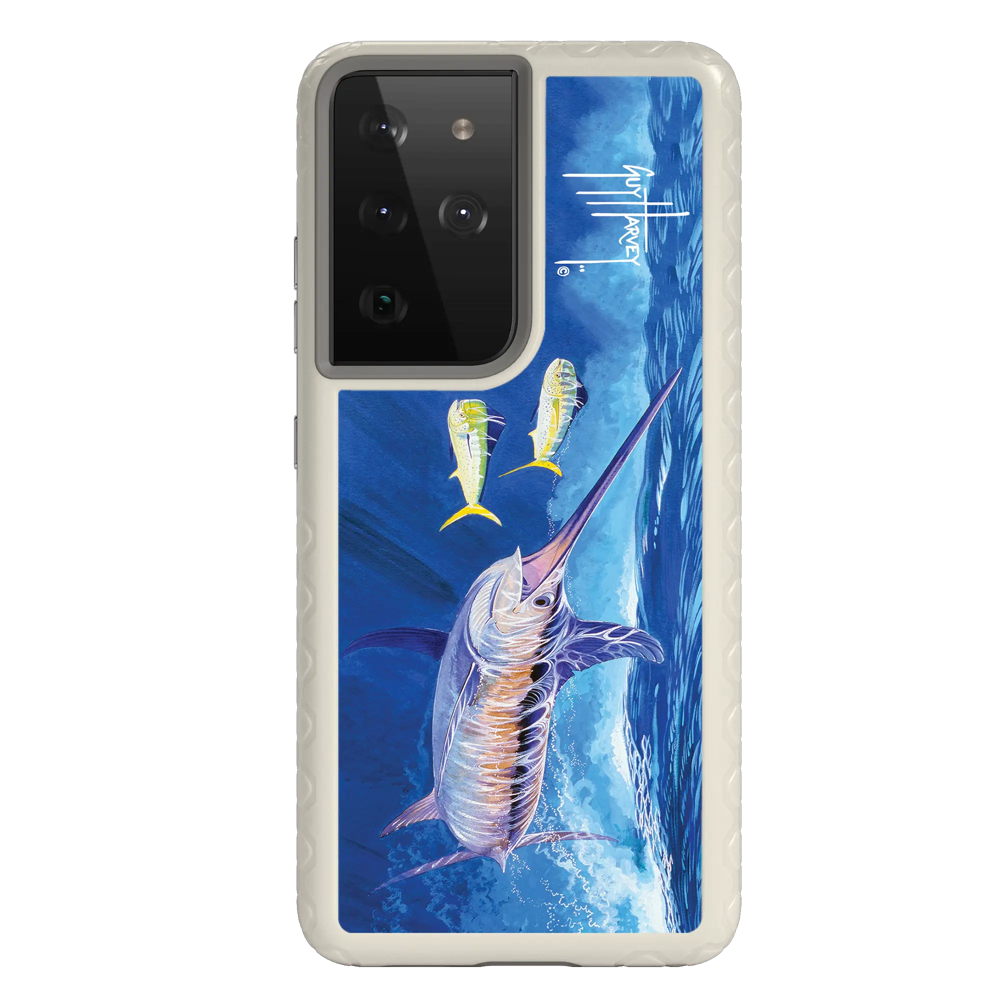 Guy Harvey Fortitude Series for Samsung Galaxy S21 Ultra - Bullseye Sword - Custom Case - Gray - cellhelmet