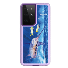 Guy Harvey Fortitude Series for Samsung Galaxy S21 Ultra - Bullseye Sword - Custom Case - LilacBlossom - cellhelmet