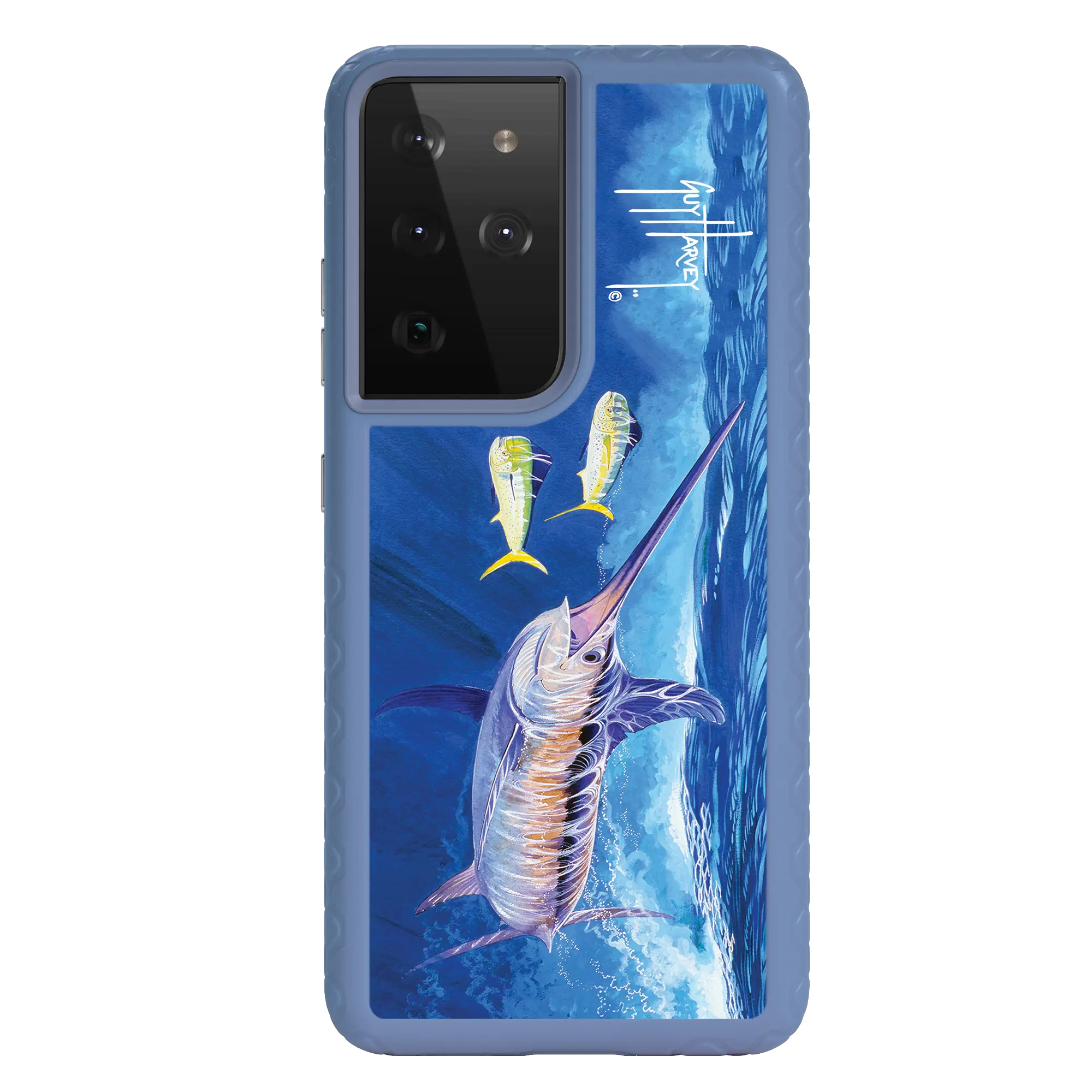 Guy Harvey Fortitude Series for Samsung Galaxy S21 Ultra - Bullseye Sword - Custom Case - SlateBlue - cellhelmet