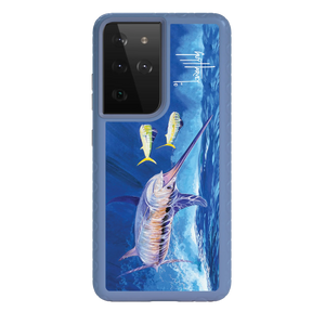 Guy Harvey Fortitude Series for Samsung Galaxy S21 Ultra - Bullseye Sword - Custom Case - SlateBlue - cellhelmet