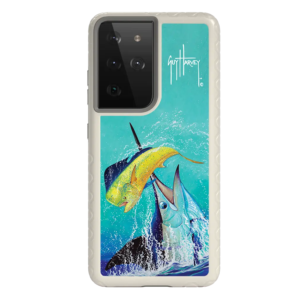 Guy Harvey Fortitude Series for Samsung Galaxy S21 Ultra - El Dorado II - Custom Case - Gray - cellhelmet