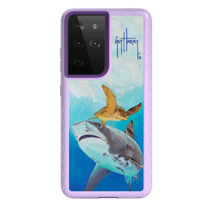 Guy Harvey Fortitude Series for Samsung Galaxy S21 Ultra - Eye of the Tiger - Custom Case - LilacBlossom - cellhelmet