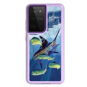 Guy Harvey Fortitude Series for Samsung Galaxy S21 Ultra - Four Play - Custom Case - LilacBlossom - cellhelmet