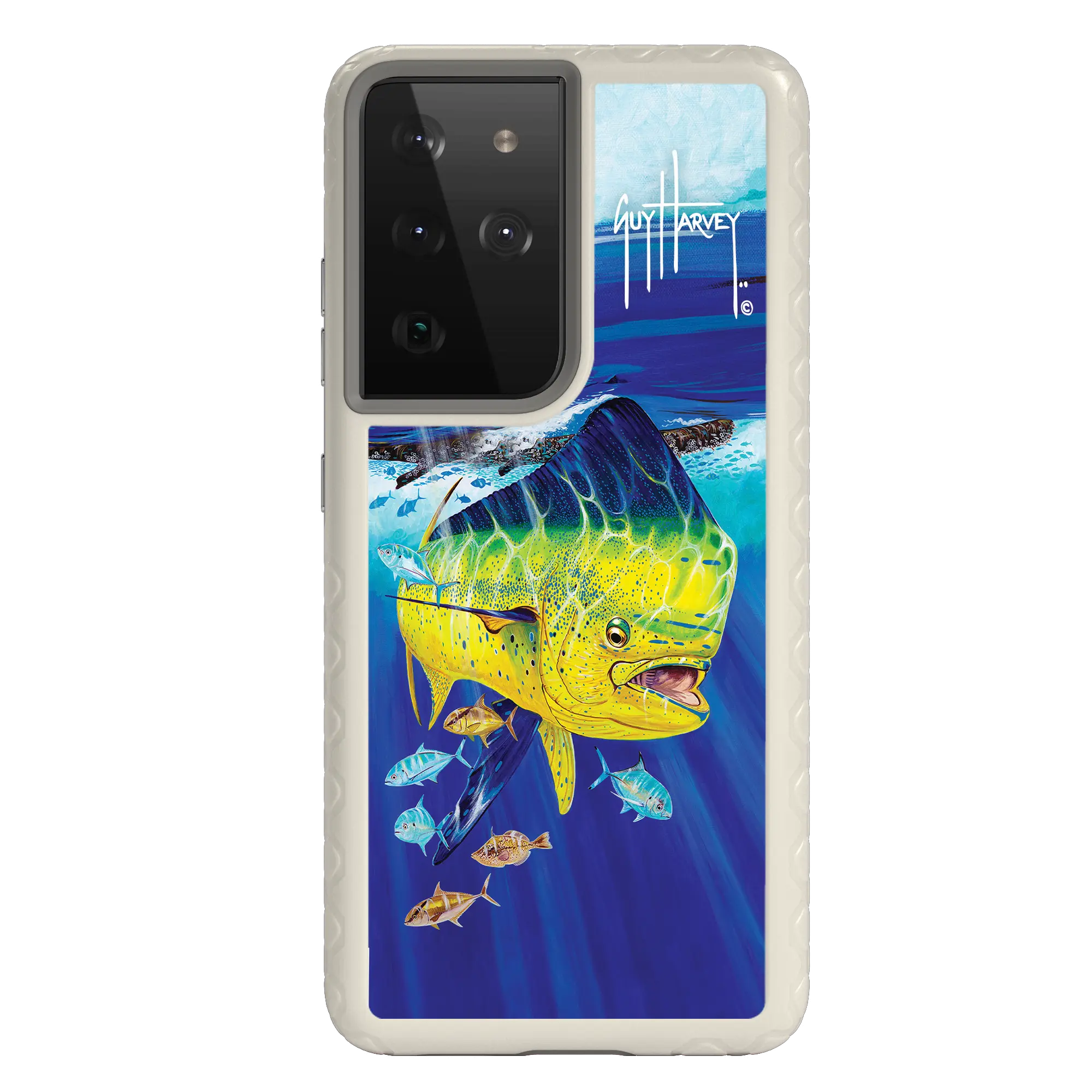 Guy Harvey Fortitude Series for Samsung Galaxy S21 Ultra - Golden Prize - Custom Case - Gray - cellhelmet