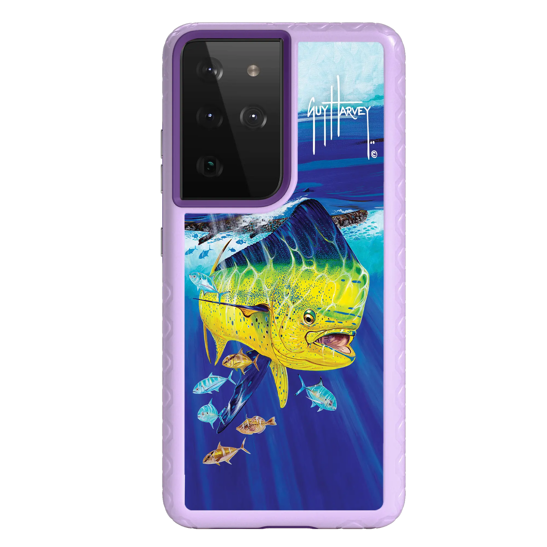 Guy Harvey Fortitude Series for Samsung Galaxy S21 Ultra - Golden Prize - Custom Case - LilacBlossom - cellhelmet