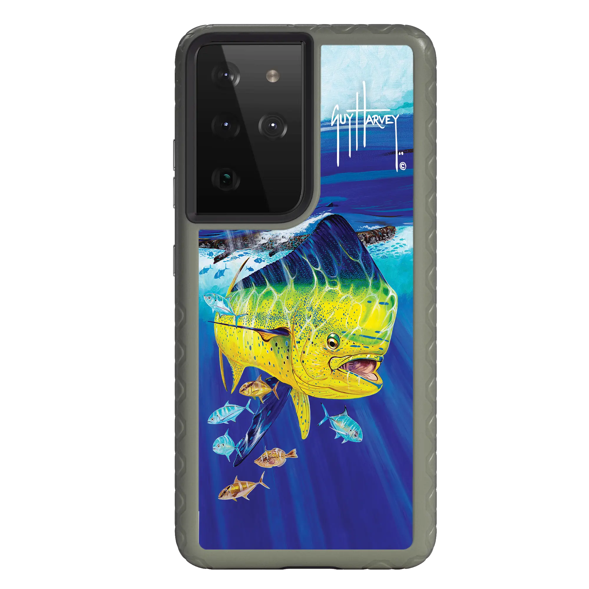 Guy Harvey Fortitude Series for Samsung Galaxy S21 Ultra - Golden Prize - Custom Case - OliveDrabGreen - cellhelmet
